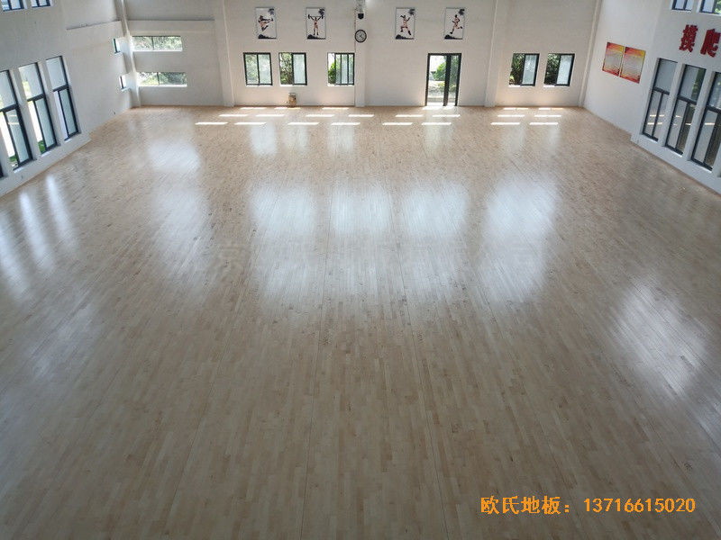 寧波中國石油儲(chǔ)蓄基地運(yùn)動(dòng)館體育木地板施工案例5